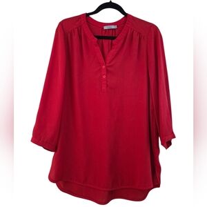 Dalia Vibrant Red Blouse
